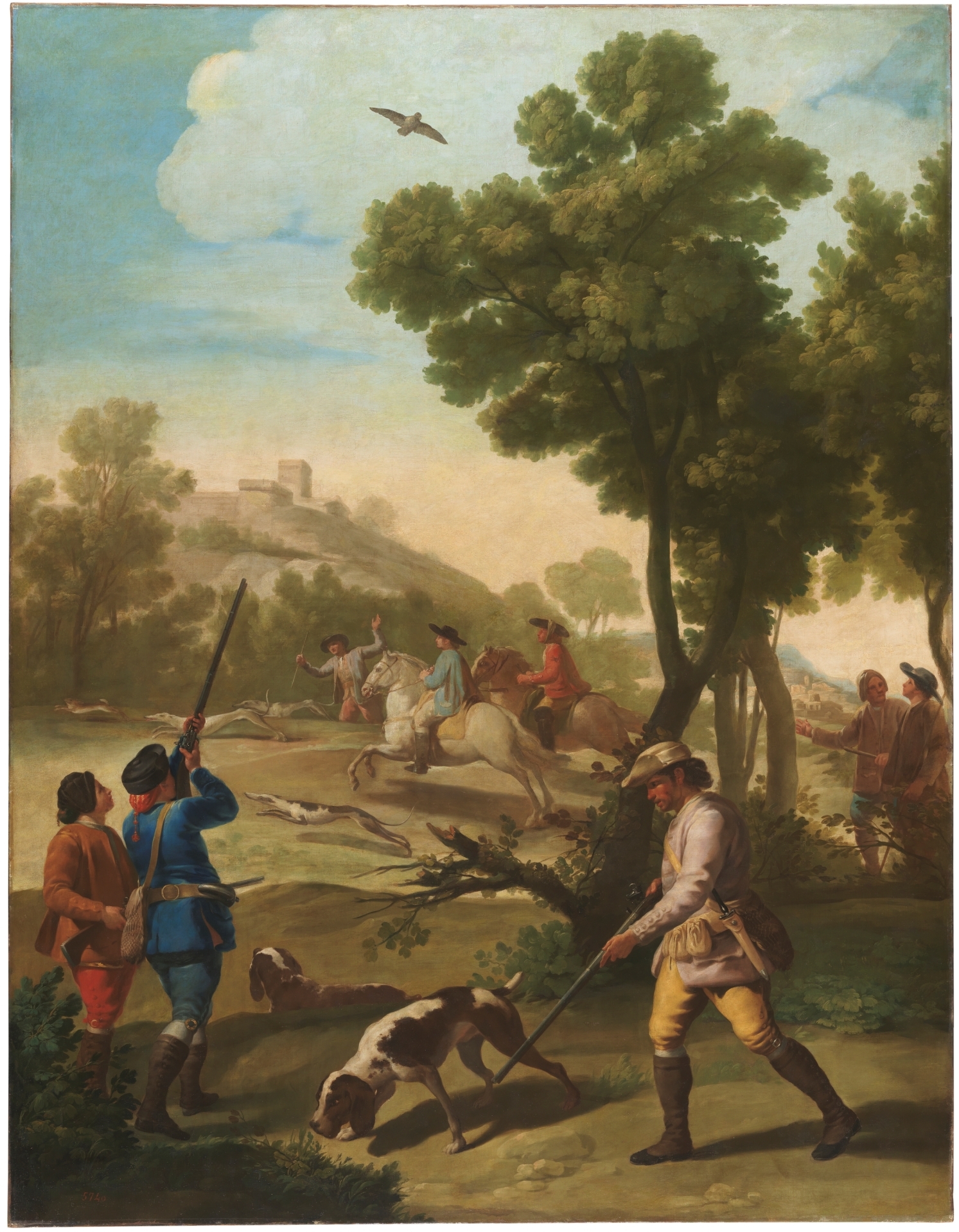 Hunting Party, 1775, Francisco Goya