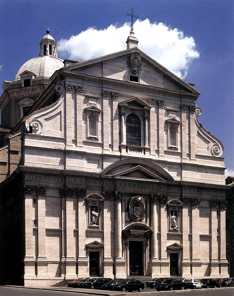 Il Gesù, motherchurch of the Society of Jesus, consecrated in 1584, Giacomo Barozzi da Vignola and Giacomo della Porta, Rome, Italy