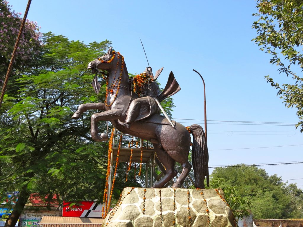 Statue of Rani Lakshmibai, 1995, Jhansi, Uttar Pradesh, India