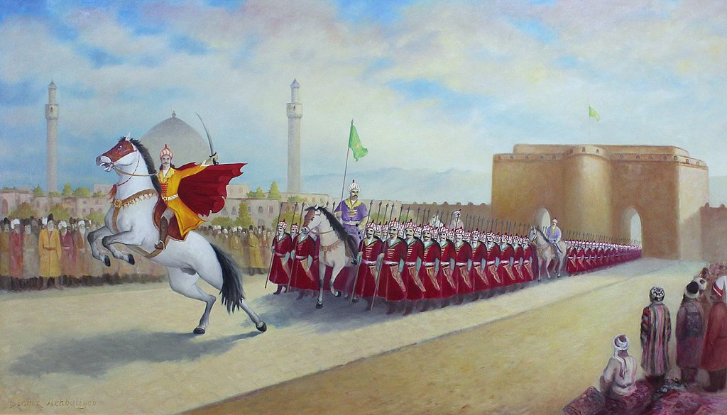 Ismail declares himself shah by entering Tabriz, 2005 or earlier, Chingiz Mehbaliyev, Azerbaijan