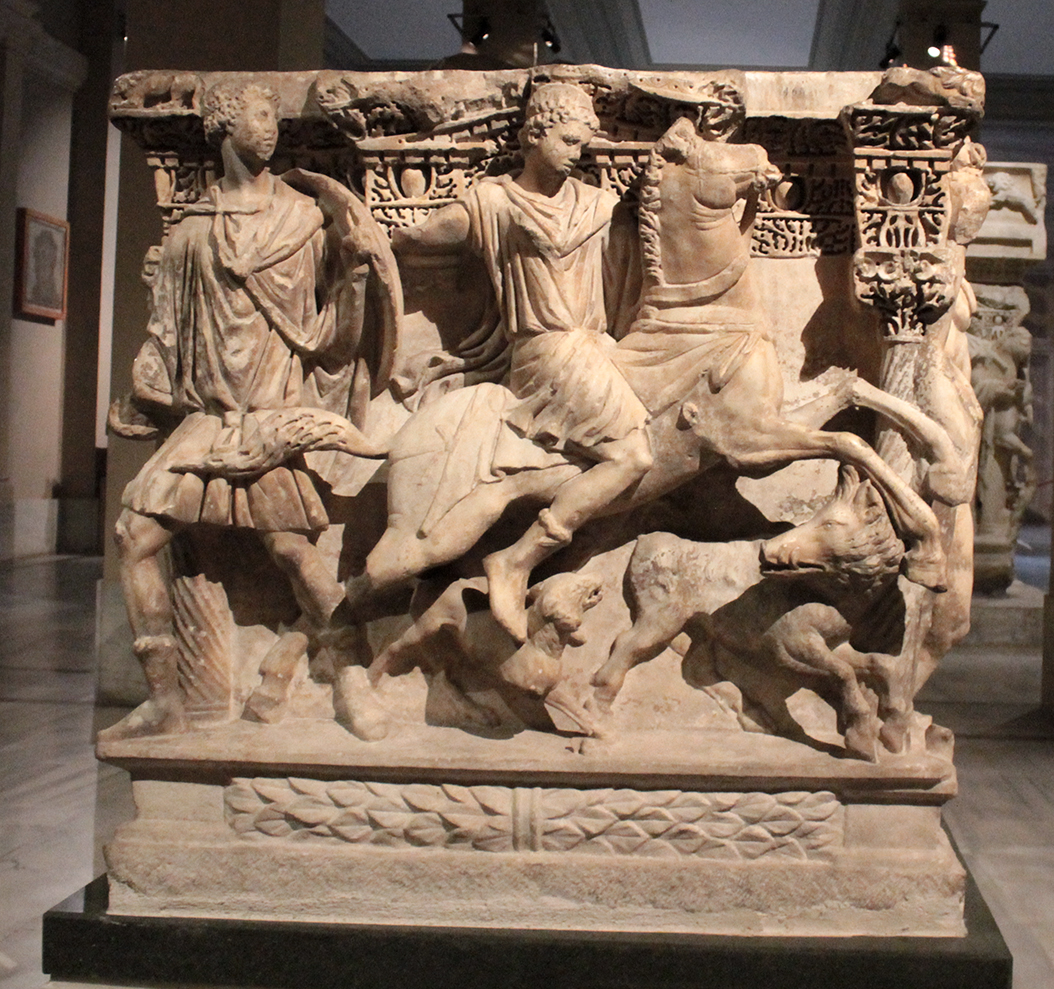 COMPARANDUM: Sarcophagus of the type called 'Sydamara sarcophagi', 2nd half of the 3rd century, ancient Middle East