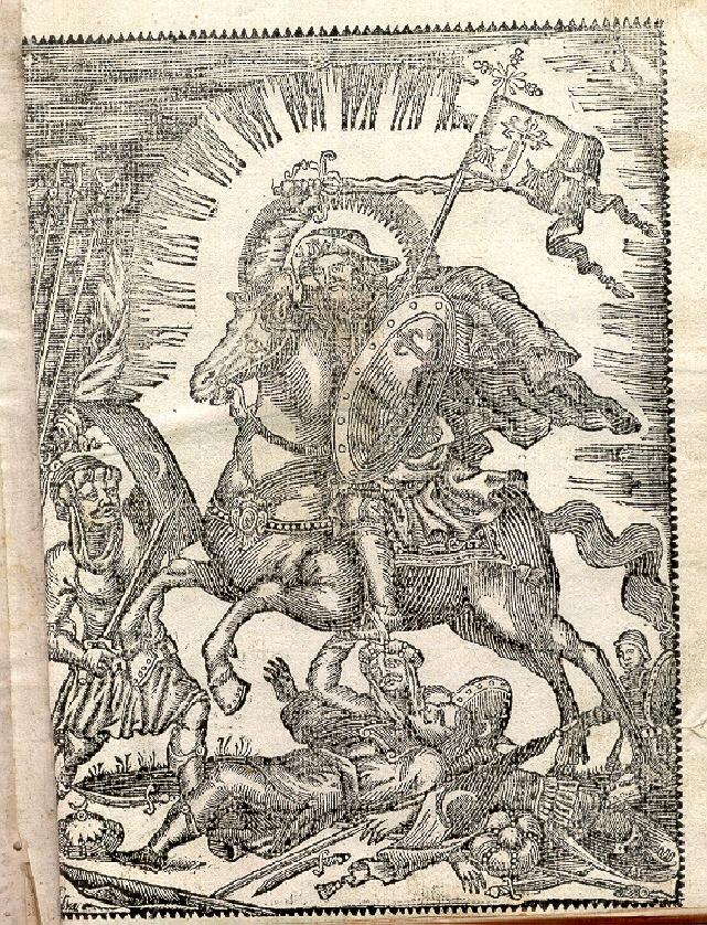 COMPARANDUM: Santiago Matamoros, 1747, Jacobo de la Piedra, Spain