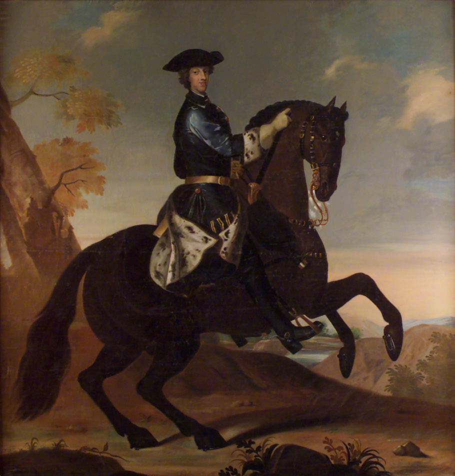 Karl XII on horseback, 1697-1718, David von Krafft (?)