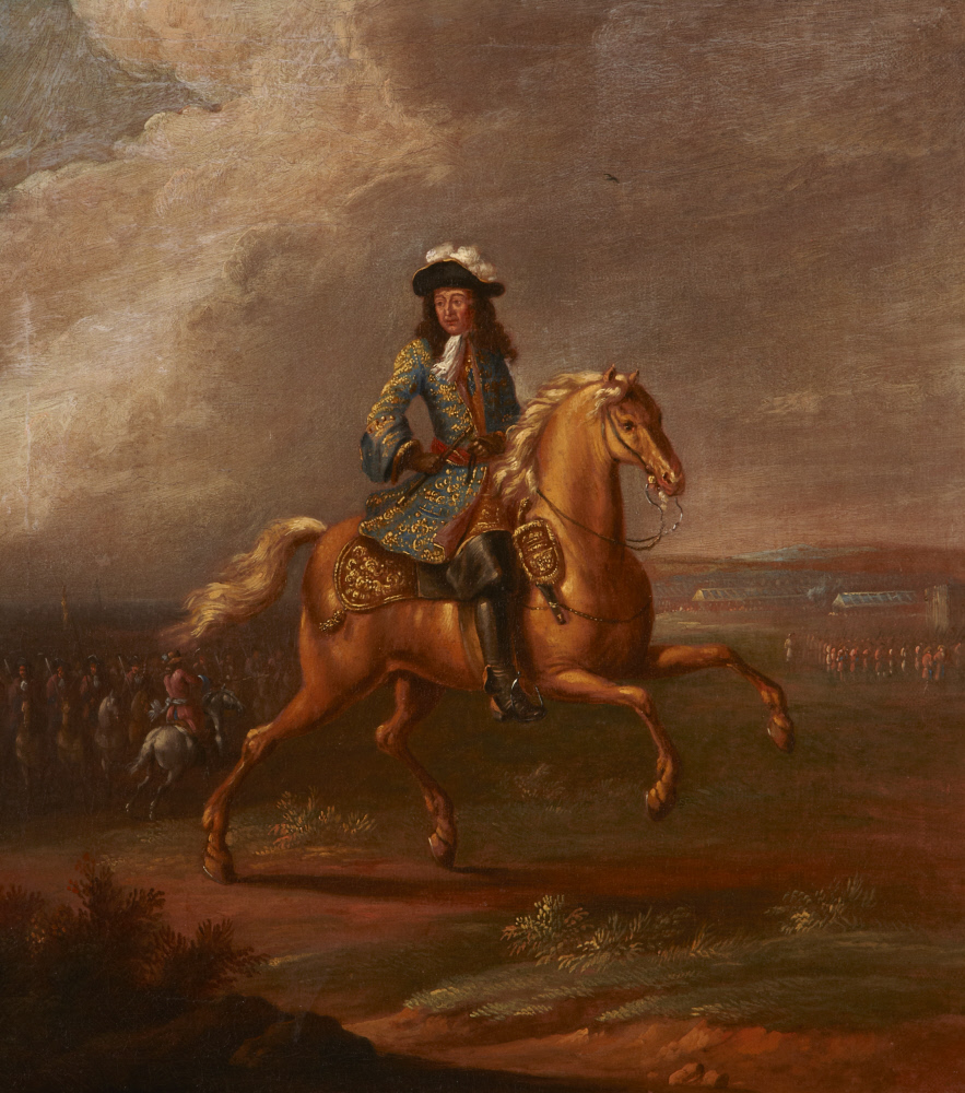 King William III on his favourite horse Sorrel , second half of the 17th century (?), manner of Jan Wyck, England (?)