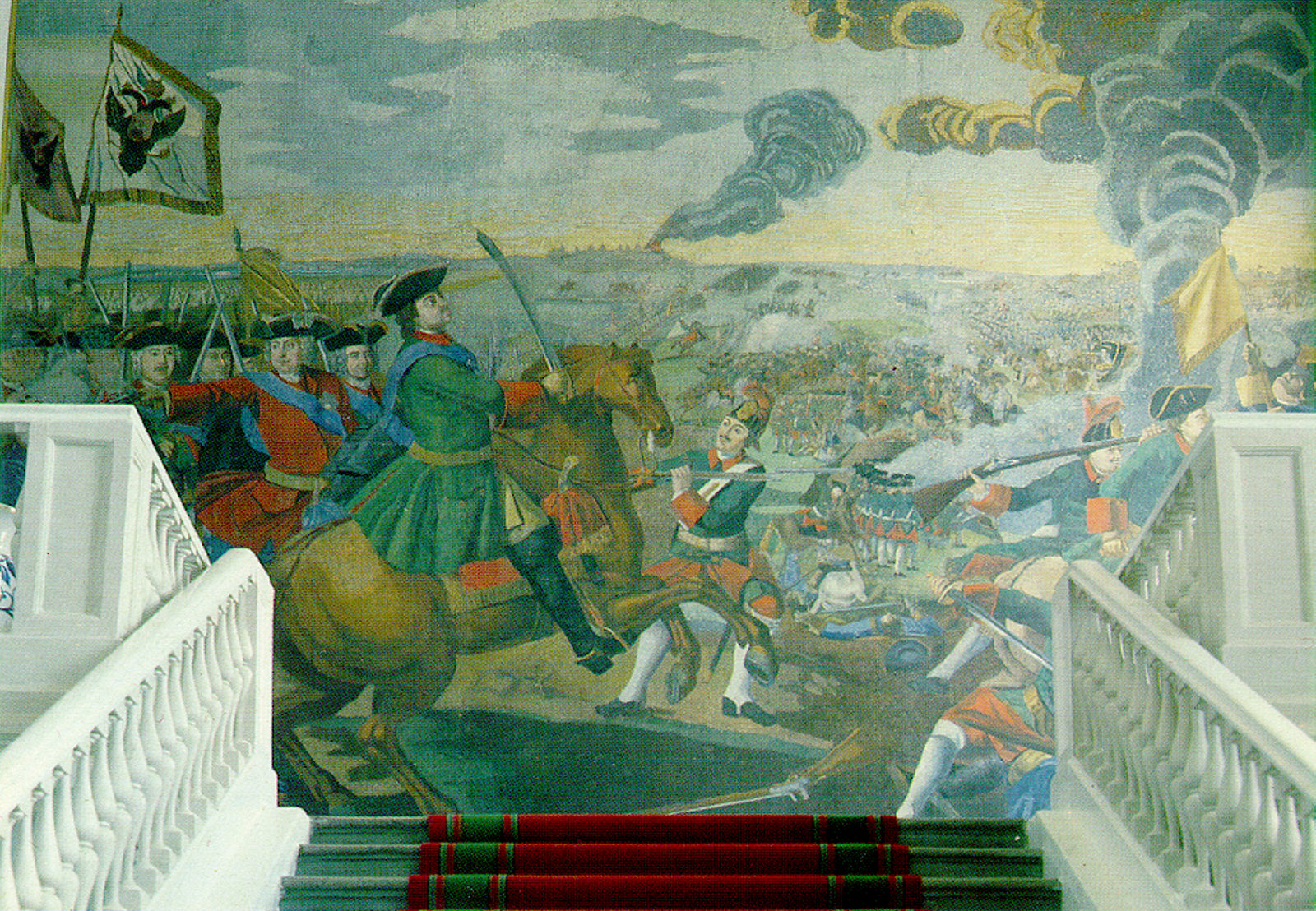 Battle of Poltava (mosaic), 1762–1764, Mikhail Lomonosov