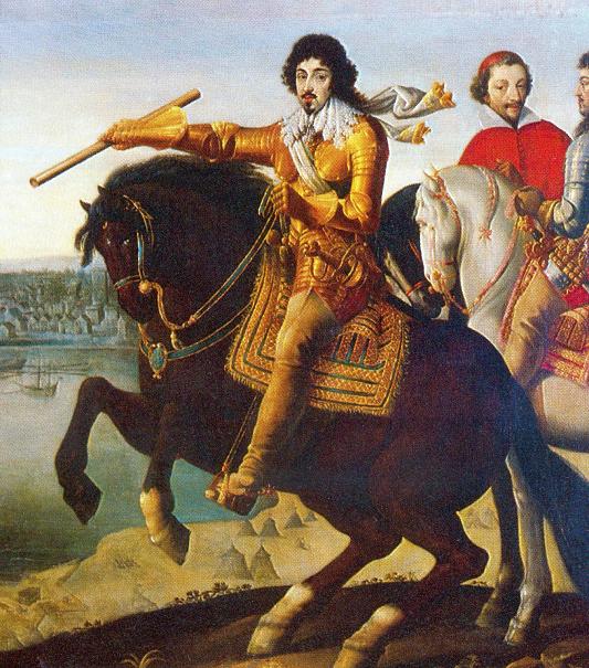Louis XIII and Cardinal Richelieu in front of La Rochelle, 17th century, Unknown