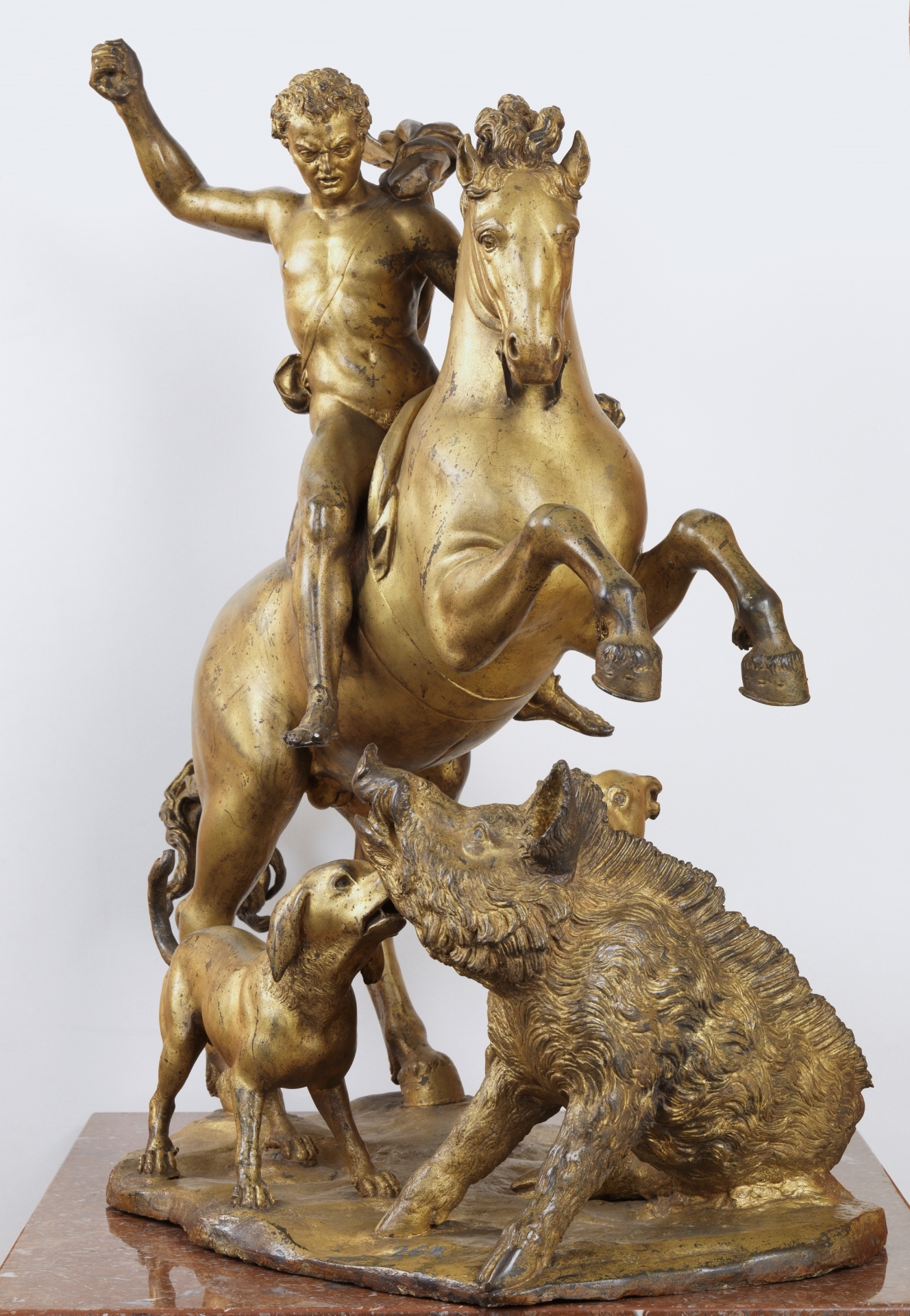 Meleagrus' Hunt statuette, 1583-4, Giovanni di Benedetto Bandini, Florence/Urbino, Italy