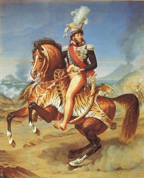 Equestrian portrait of Joachim Murat, 1812, Antoine-Jean Gros