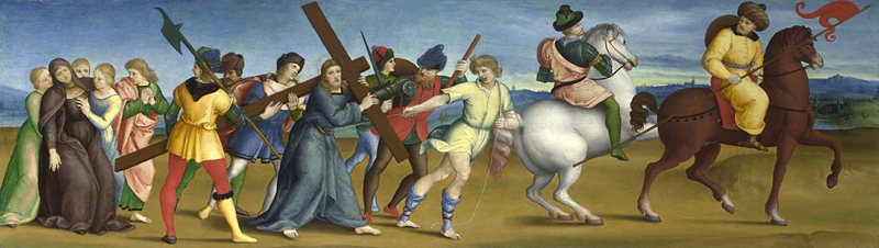 The Procession to Calvary, cr. 1504-5, Raphael, Italy