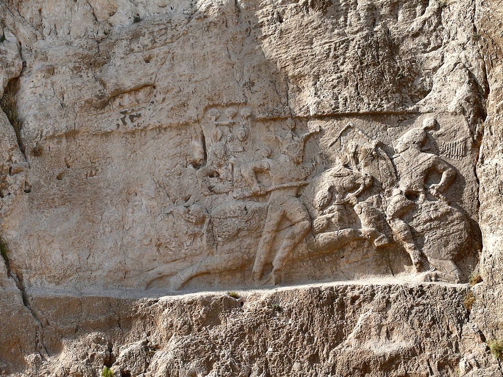 Equestrian reliefs of Bahram II, necropolis of Naqsh-e Rostam, cr. 276–293, Sasanian, Naqsh-e Rostam, Persia