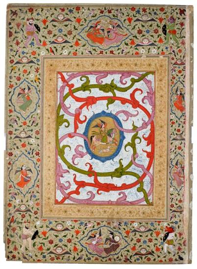 Peri riding a composite horse, second half of the 18th century, Mughal, possibly Kashmir, India