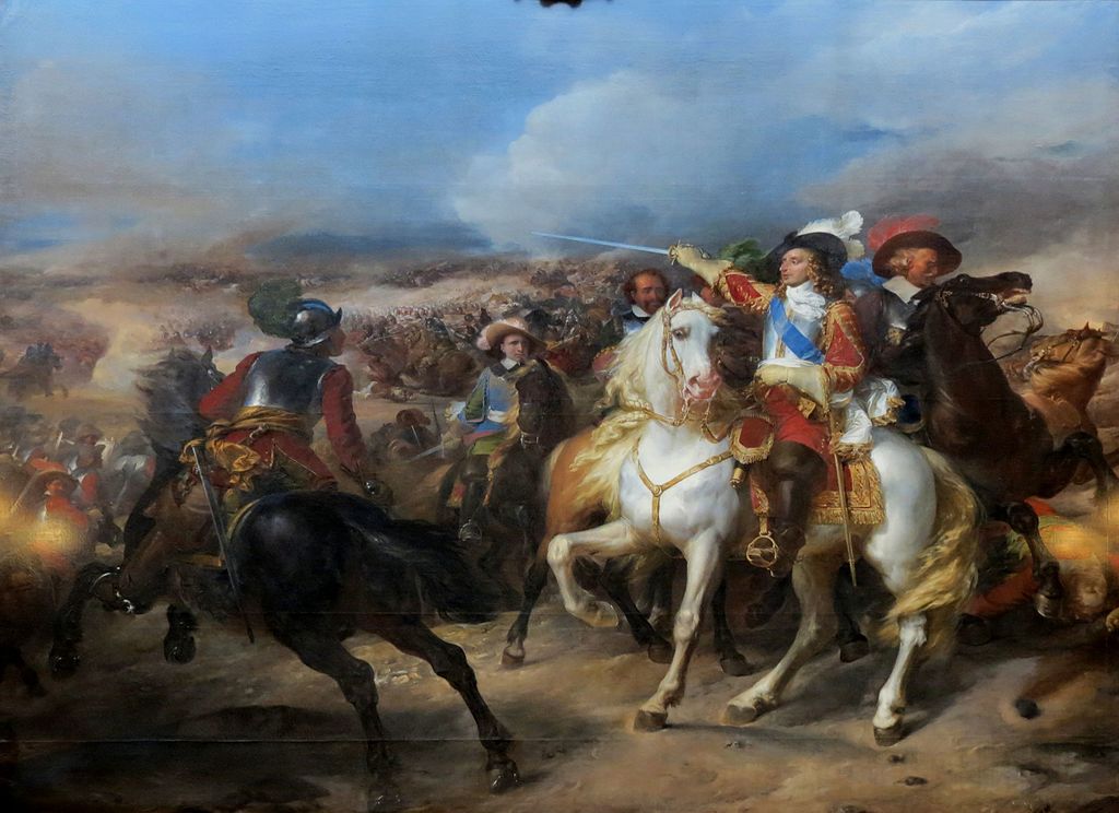 Battle of Lens (1648), cr. 1835, Pierre Franque, Galerie des Batailles, Versailles, France