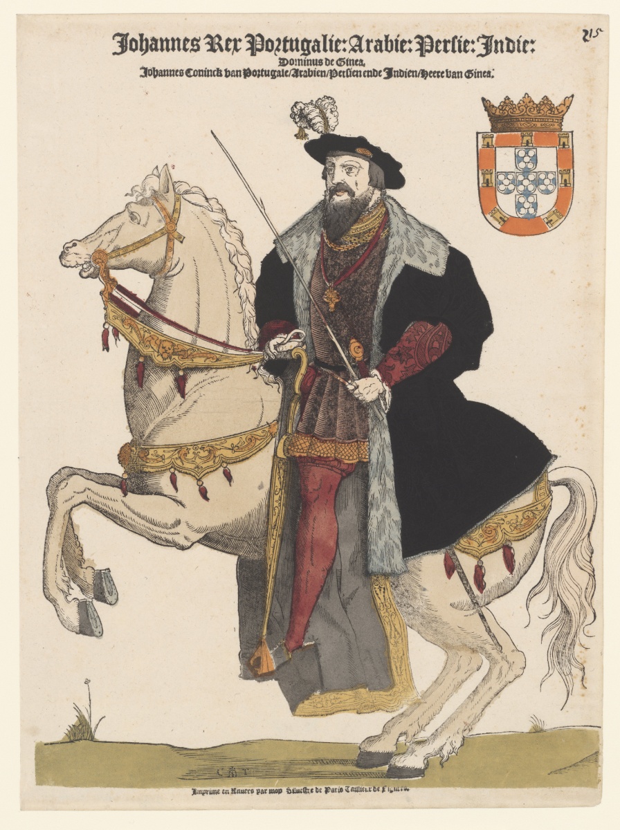 John II, king of Portugal, on Horseback, 1540-44, Cornelis Anthonisz (manner of) and Sylvester van Parijs, Antwerp, Netherlands