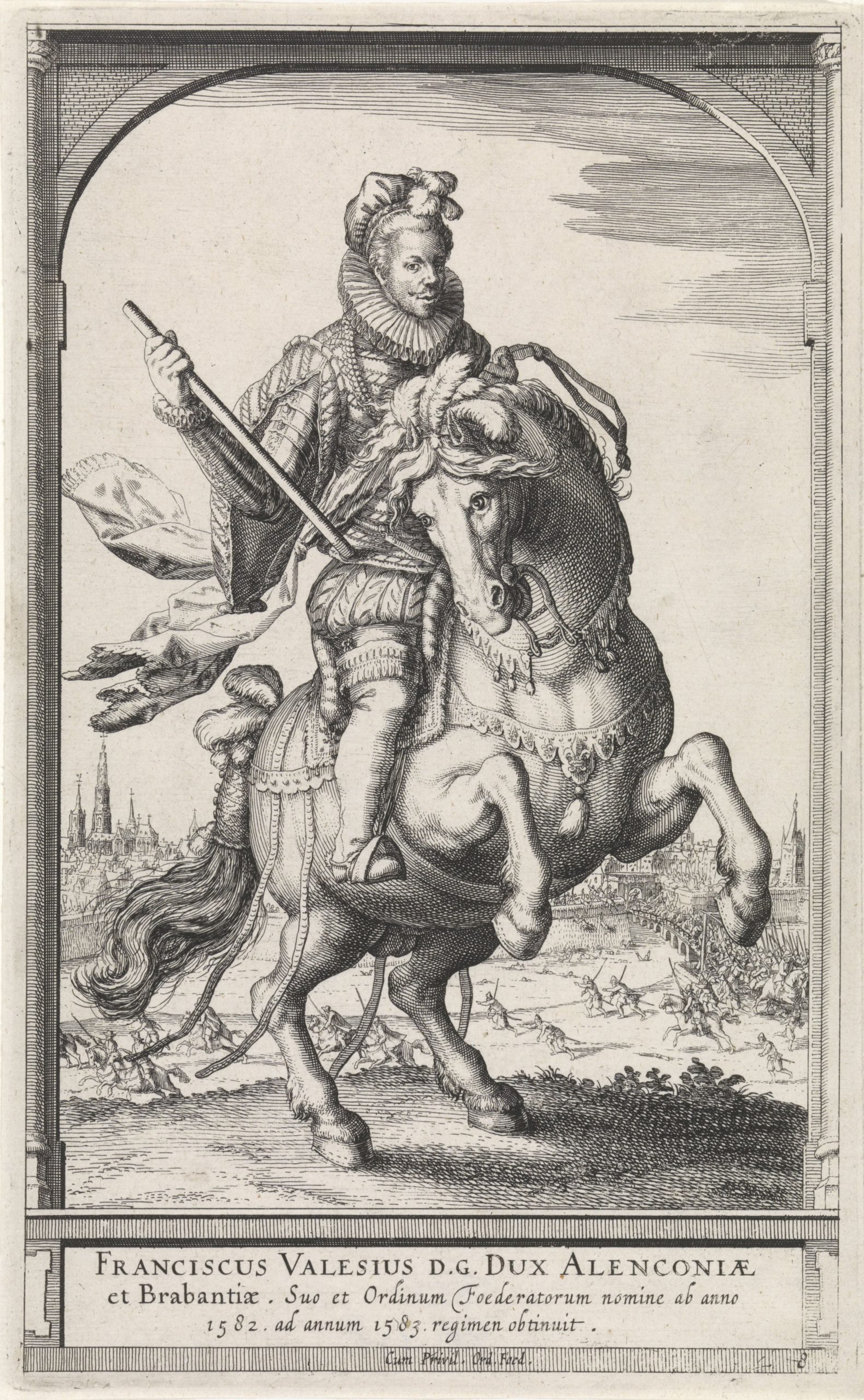 François-Hercule de Valois, Duke of Anjou, 1591 - 1632, Hessel Gerritsz, Amsterdam, Netherlands
