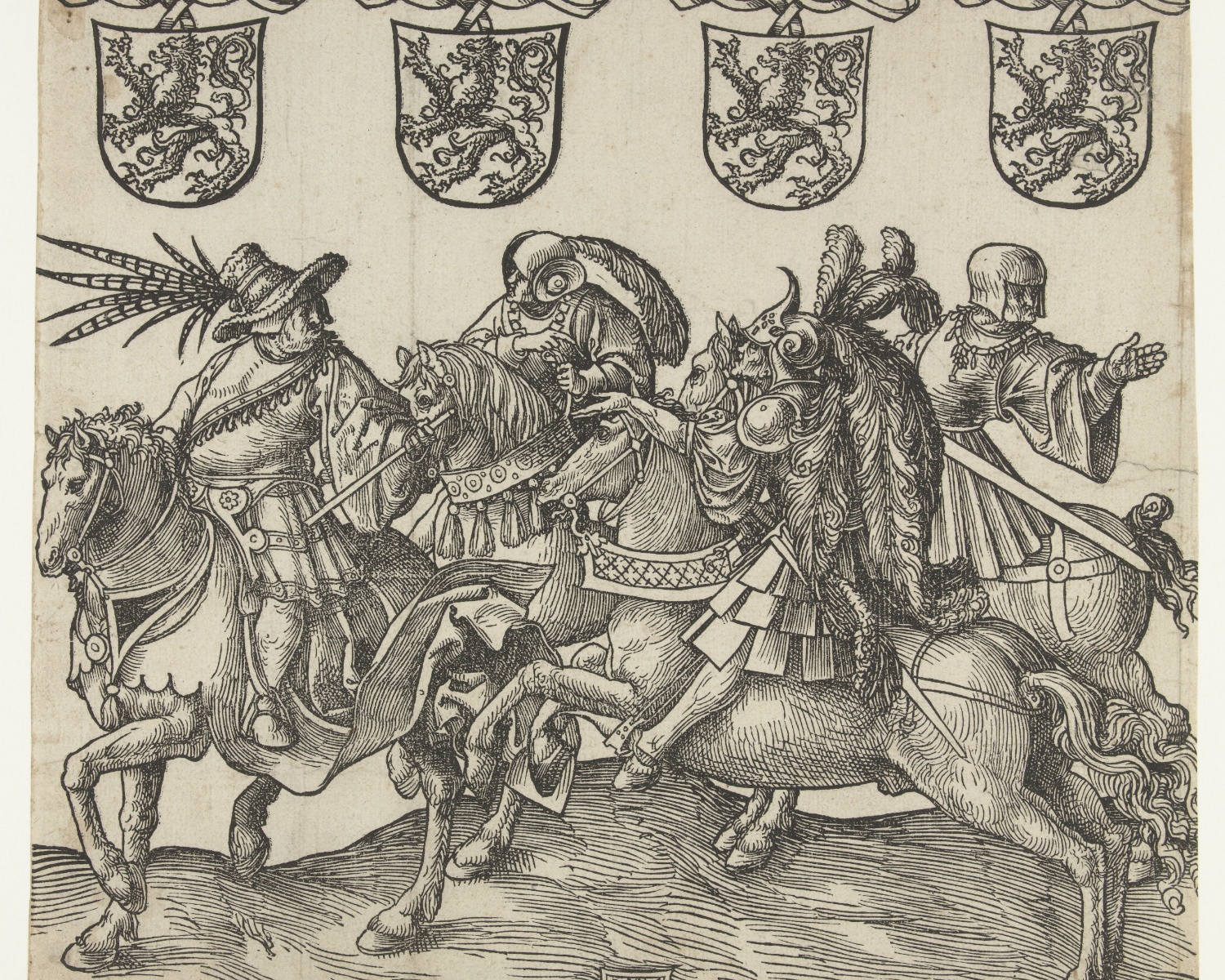 Floris II, Dirk VI, Floris III and Dirk VII, 1518, Jacob Cornelisz van Oostsanen, Amsterdam, Netherlands