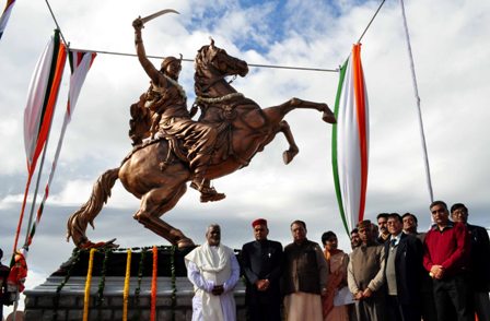 Statue of Rani of Jhansi, 2010, Fakir Chandra Parida, Shimla, India