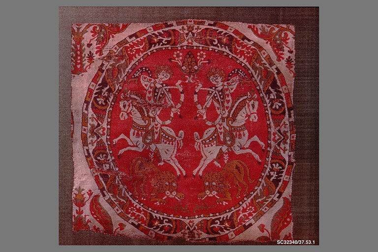 COMPARANDUM: Silk fragment, early 7th century, attributed to Syria