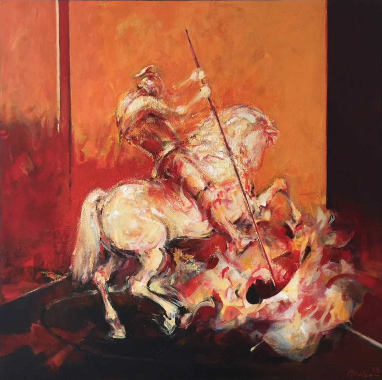 Saint George and the dragon, ?, Adrian Buba (b. 1953), France