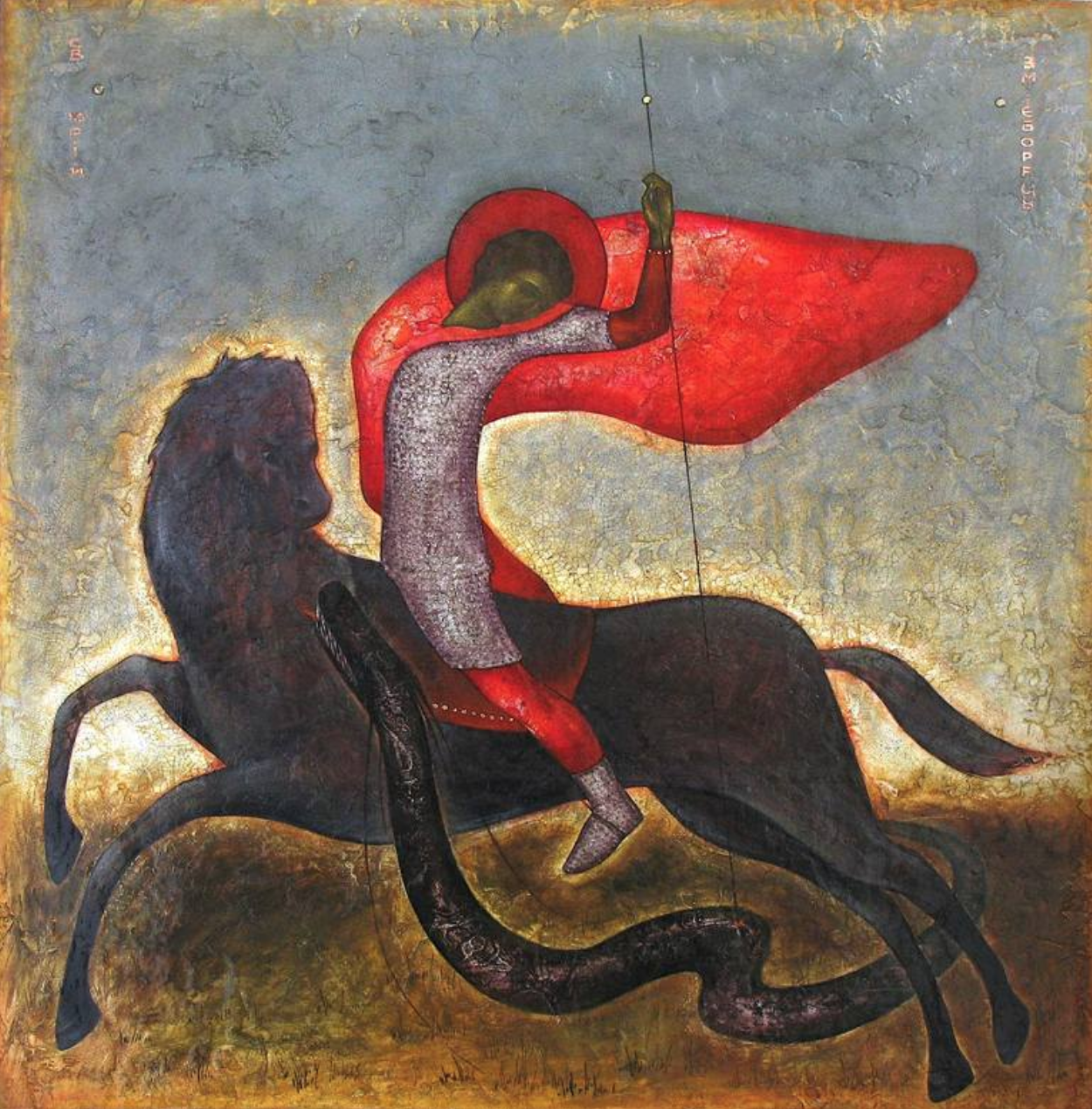 Saint George and the dragon, 2010s, Arsen Birch, Ukraine