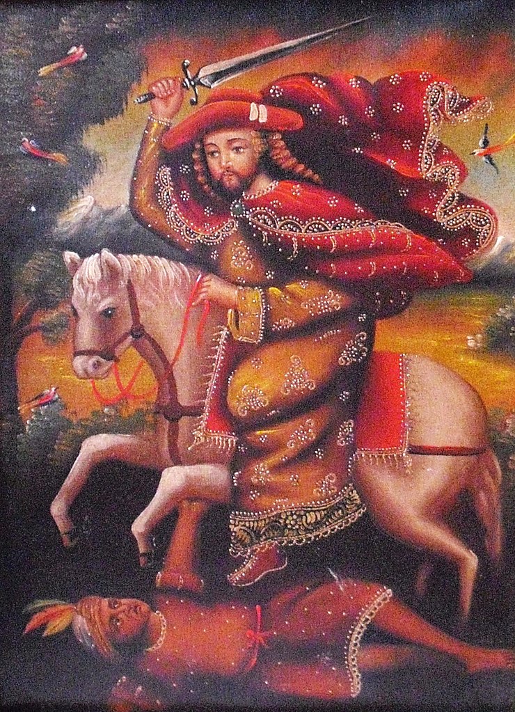 Santiago Mataindios, 1690-1720, Cuzco School, Peru
