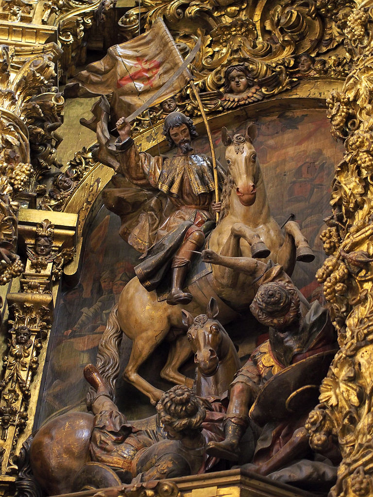 Santiago Matamoros, second half of 17th century, Juan de Ávila (1652-1702), church of Santiago Apóstol, Valladolid, Spain