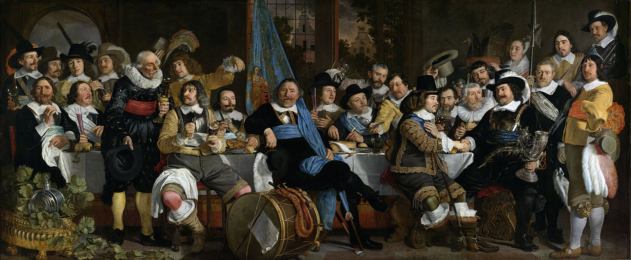 Banquet at the Crossbowmen's Guild in Celebration of the Treaty of Munster, 1648, Bartholomeus van der Helst, Dutch Republic
