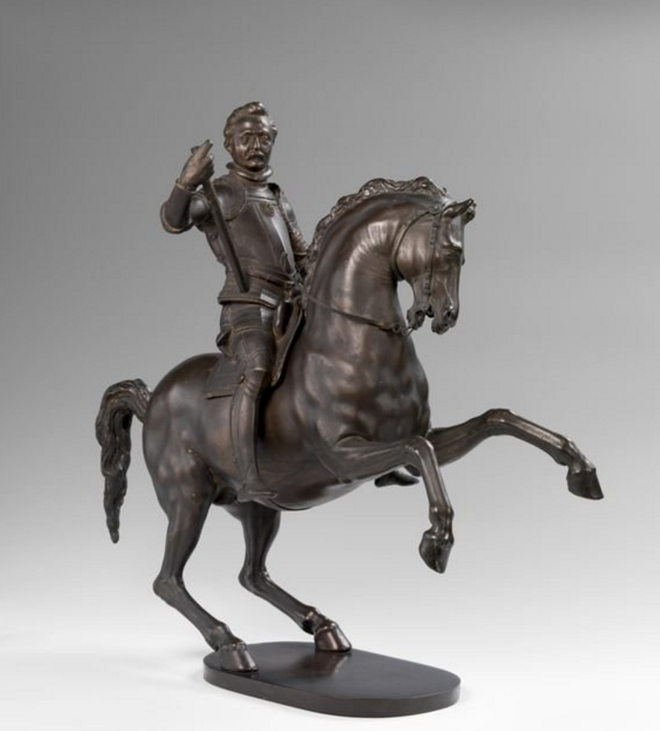 Duke Heinrich Julius of Braunschweig on horseback, 1605, Adriaen de Vries, Prague