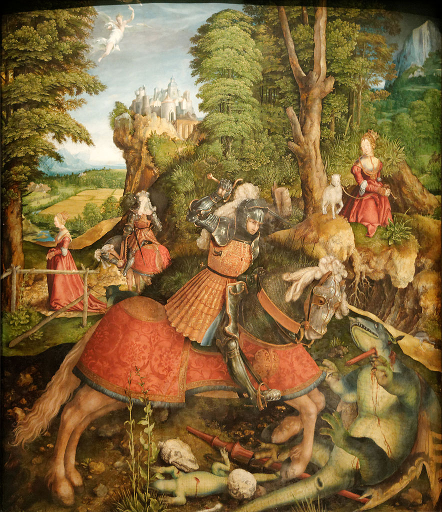 Saint George and the Dragon, cr. 1515, Leonhard Beck, Germany