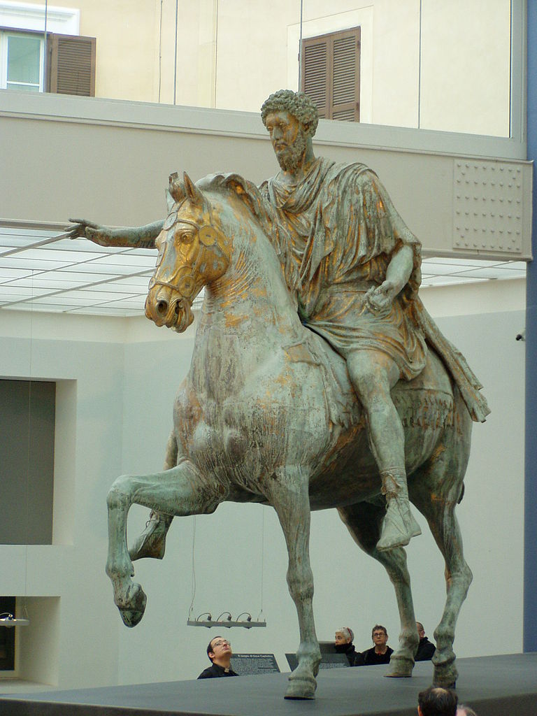 Equestrian Statue of Marcus Aurelius, cr. 175 AD, Rome