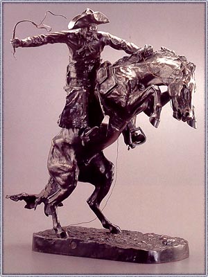 Bronco Buster, an original cast, 1895, Frederic Remington