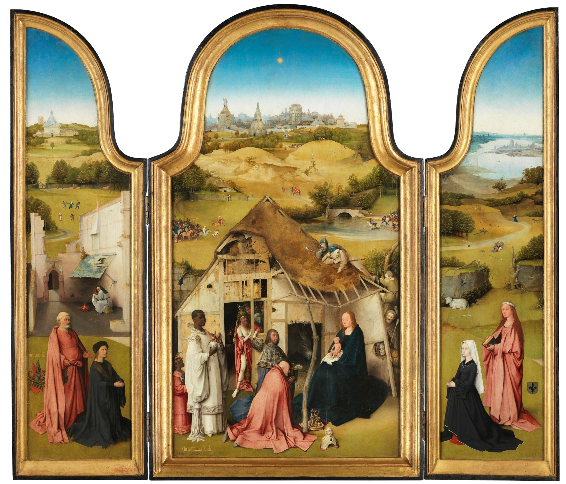 The Adoration of the Magi, cr. 1495, Hieronymus Bosch, Netherlands