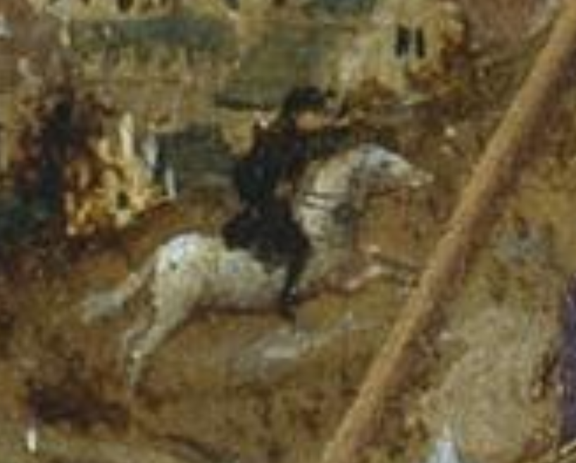 The Crucifixion and The Last Judgment, diptych (detail), cr. 1430, Jan van Eyck, Netherlandish