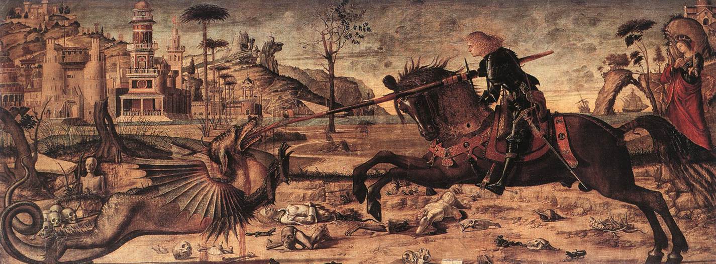 Saint George and the Dragon, 1502, Vittore Carpaccio, Venice, Italy