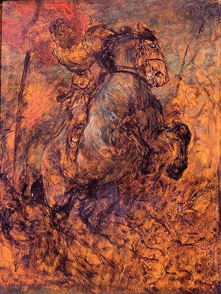 Saint George and the dragon, 1897, Wilhelm von Diez, Munich, Germany