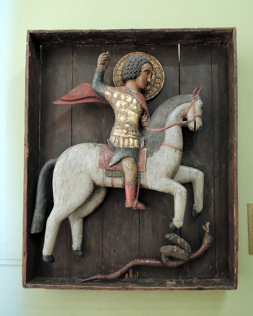 Saint George and the Dragon, second half of the 15th century, Moscow/Rostov, Russia