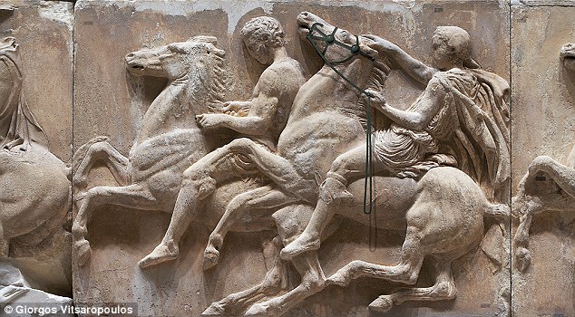 West Frieze of the Parthenon, Block X, 438 BC-432 BC, Athens