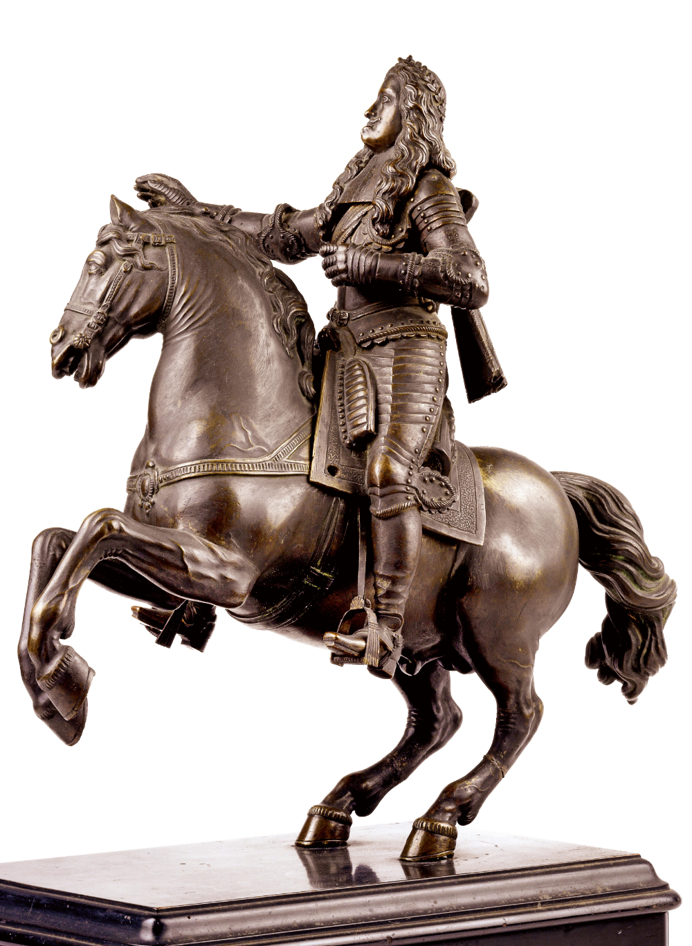 Equestrian statuette of Emperor Leopold I on horseback, 1665-70, Caspar Gras, Austria