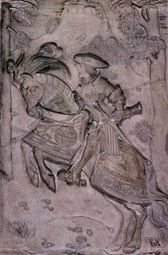 COMPARANDUM: Charles V on Horseback, 1522, Hans Daucher, Augsburg, Germany