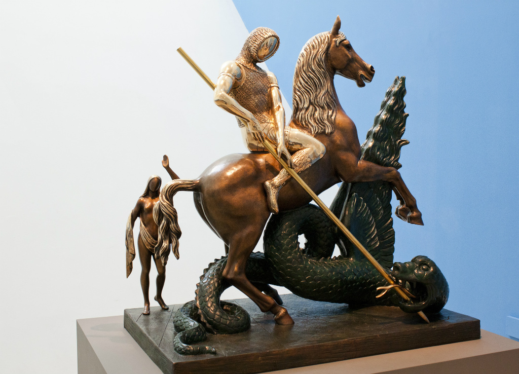 St. George and the Dragon, 1977, Salvador Dalí