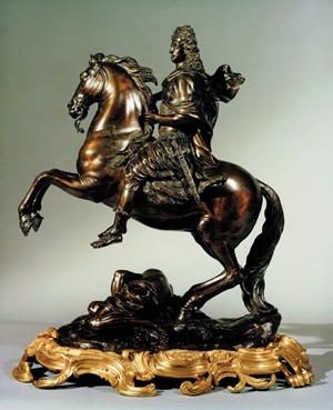 Elector Maximilian II Emanuel of Bavaria on Horseback, 1707, Roger Schabol, after a model by Desjardins