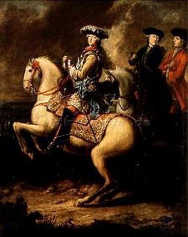 Elector Maximilian III Josef of Bavaria on horseback, cr.1750, George Desmarées, Bavaria, Germany
