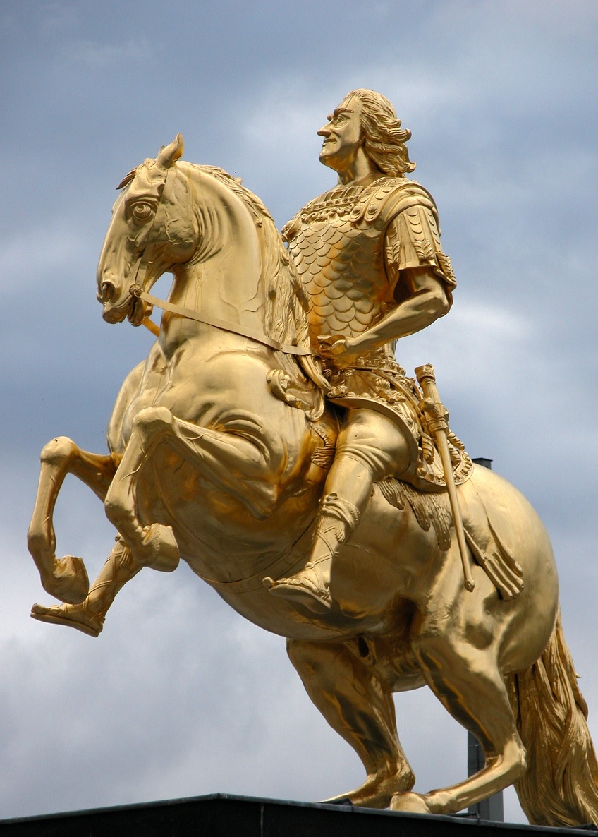 Golden Horseman, 1735, Dresden, Saxony (Germany)