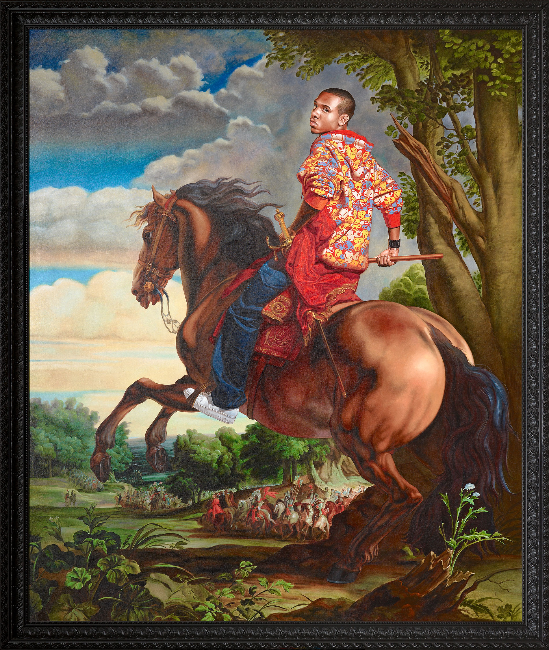 Equestrian Portrait of Duc d’Arenberg, 2011, Kehinde Wiley, U.S.A.