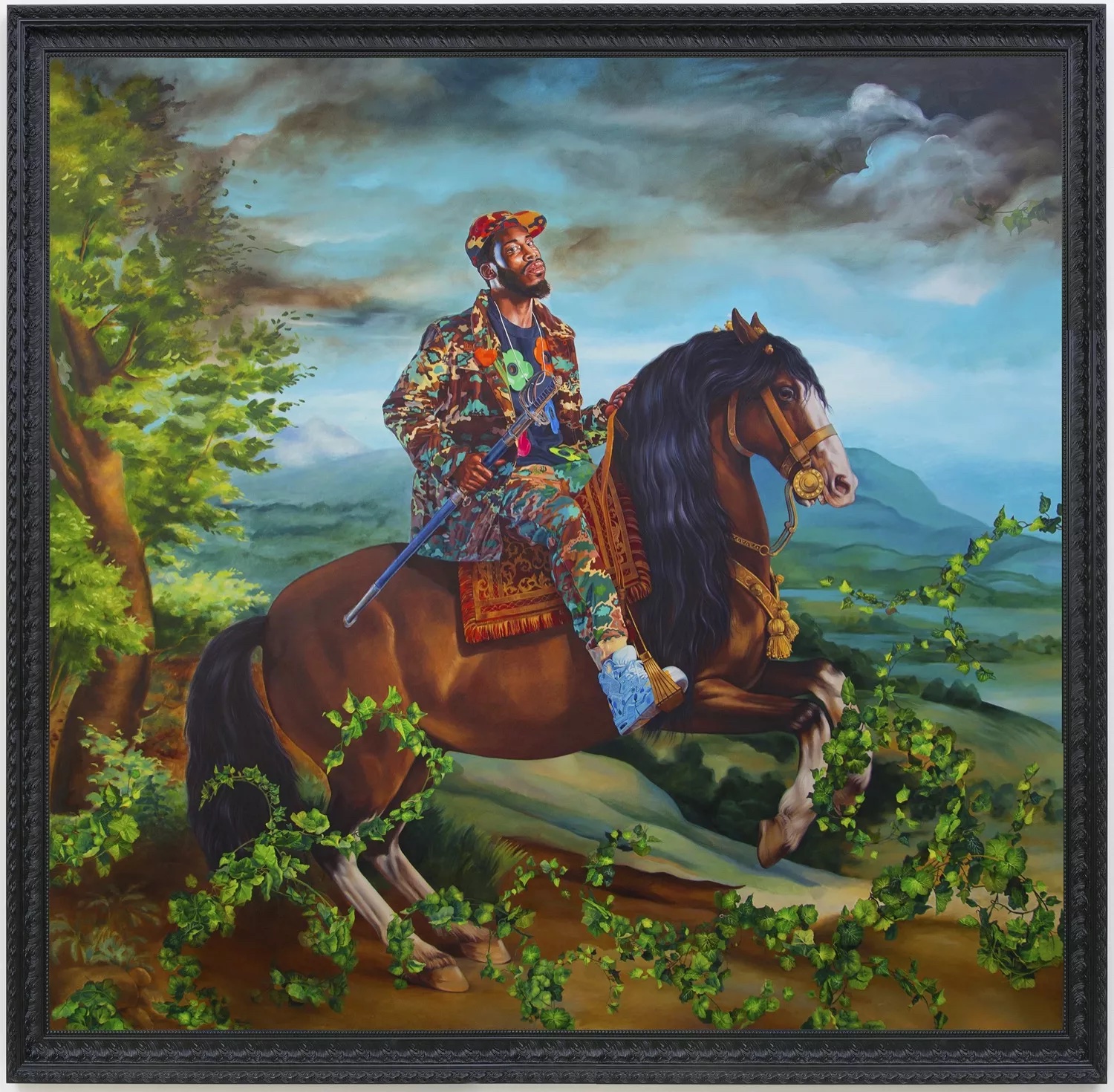 Equestrian Portrait of Philip IV, 2017, Kehinde Wiley, U.S.A.