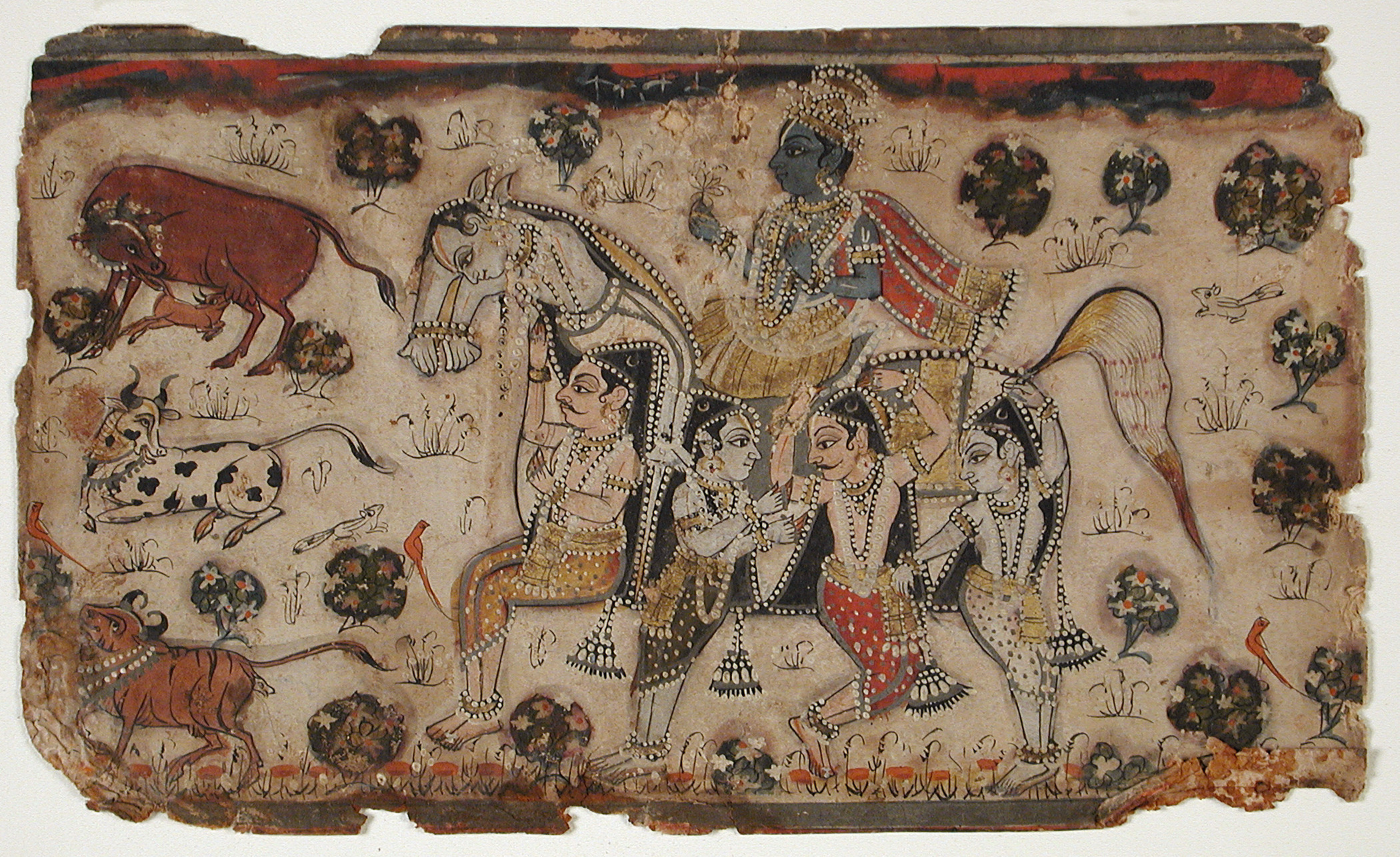 Krishna Riding a Composite Horse, cr. 1800, Andhra Pradesh, India