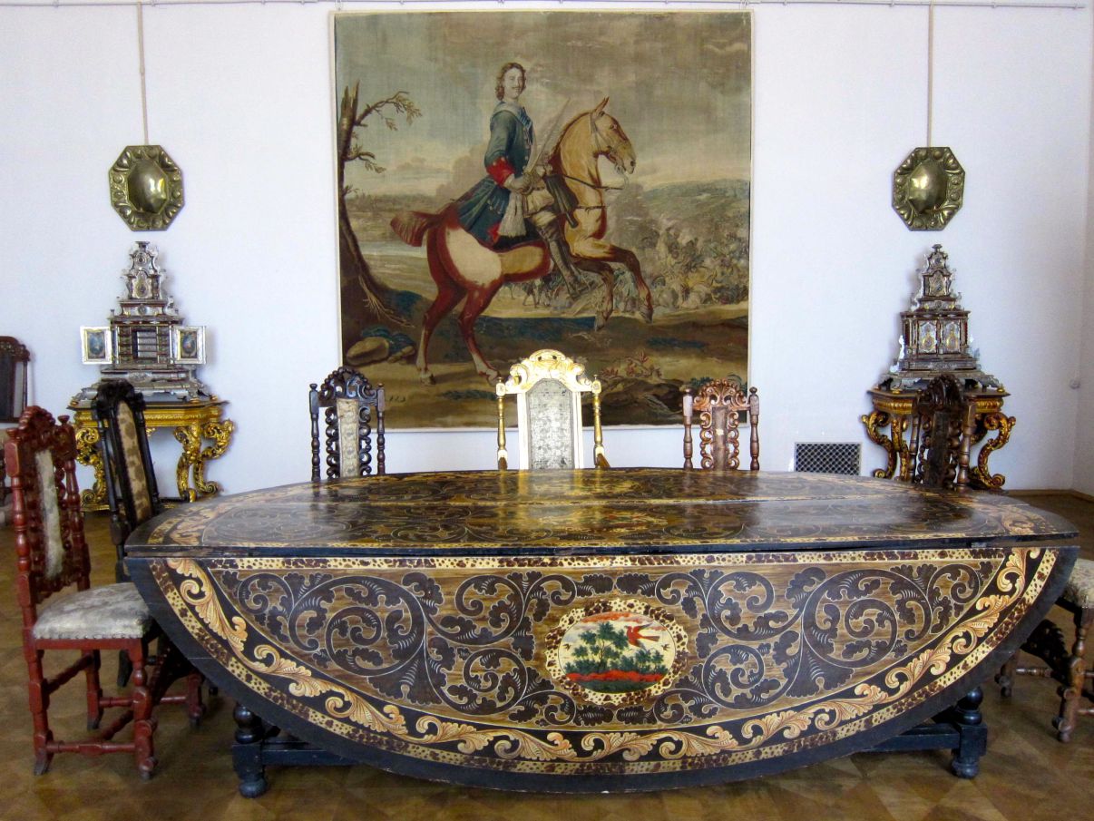 Battle of Poltava (tapestry), 1720s, after Louis Caravaque