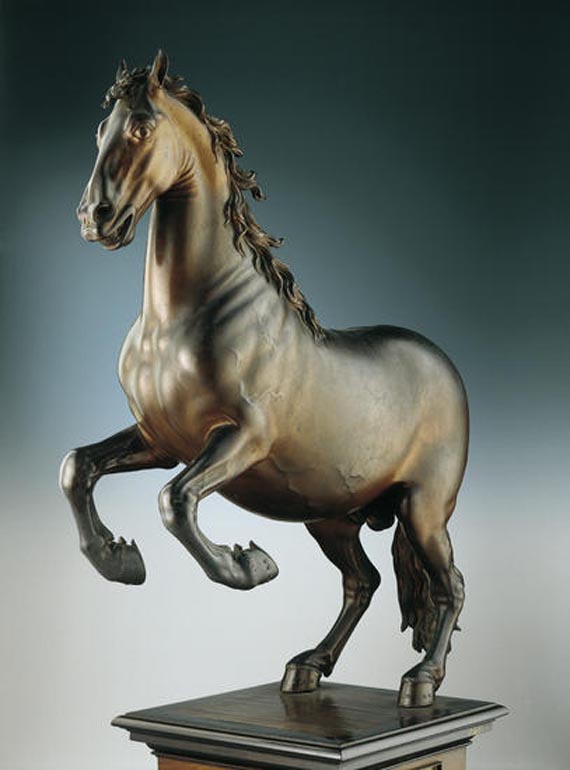 Spare horse for the equestrian statuette of Louis XIII, 1615-17, Pietro Tacca