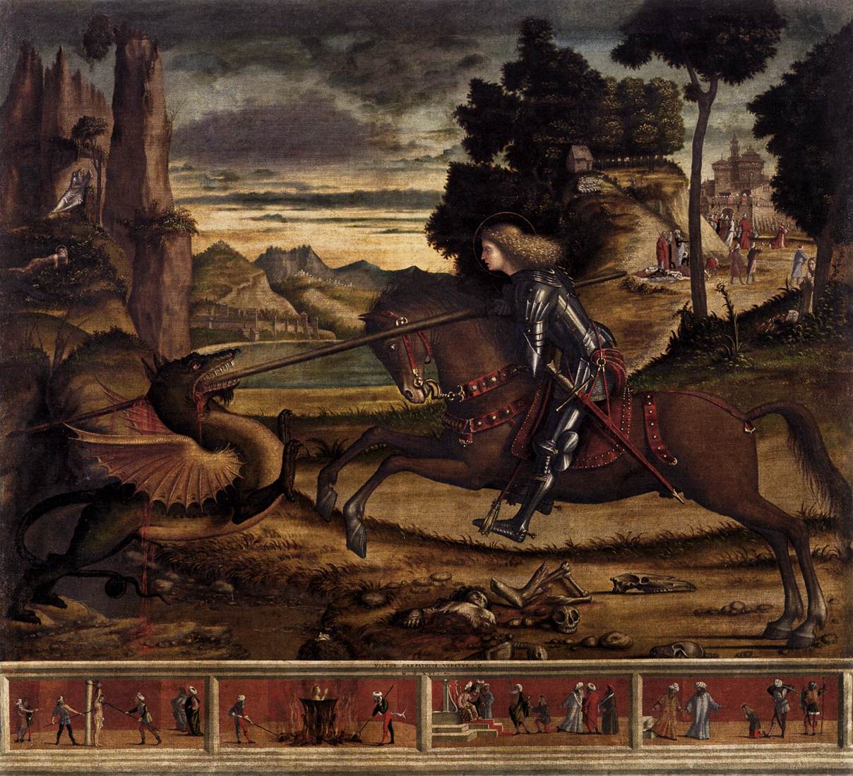 Saint George and the Dragon, 1516, Vittore Carpaccio, Venice, Italy
