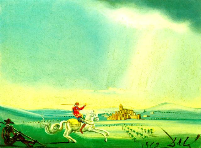 St. George and the Dragon, 1962, Salvador Dalí