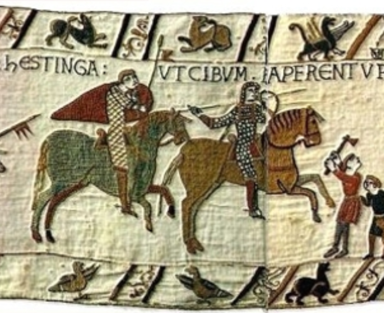 Bayeux Tapestry, France, probably 1070s